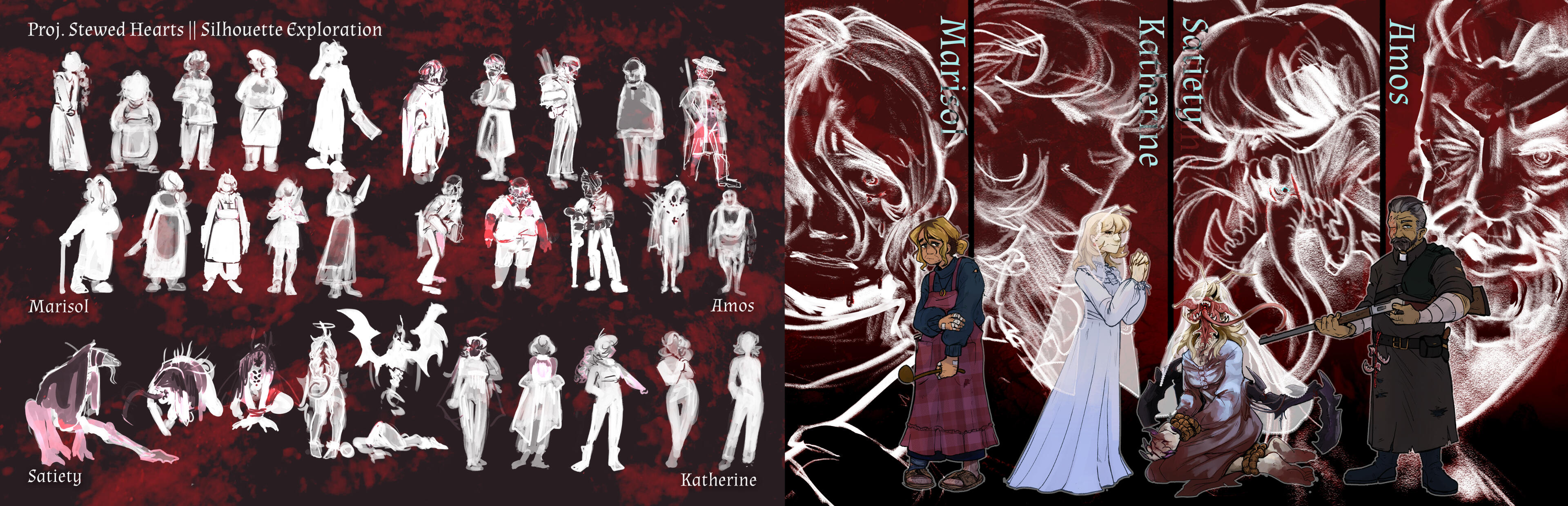 Stewed Hearts - Characters