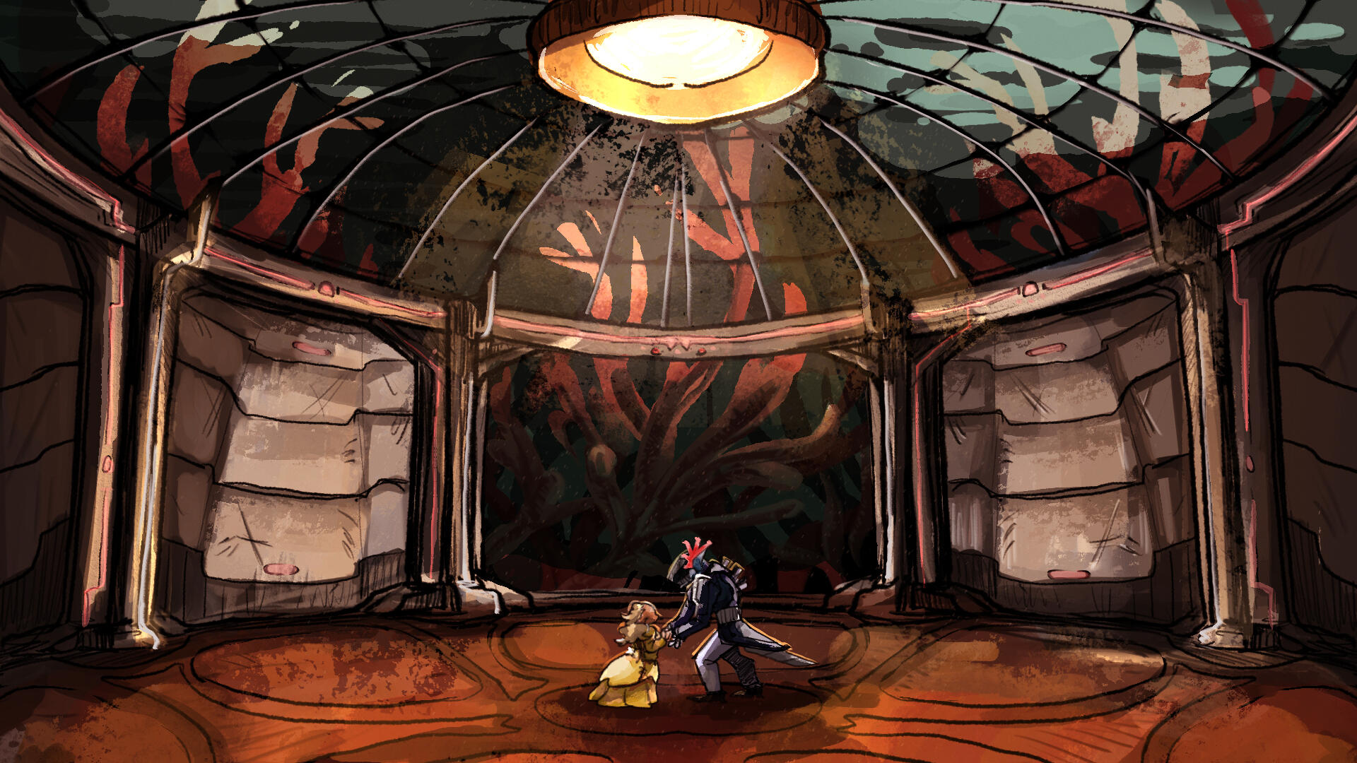 'Beauty and the Rubrum Machine' Concept Art